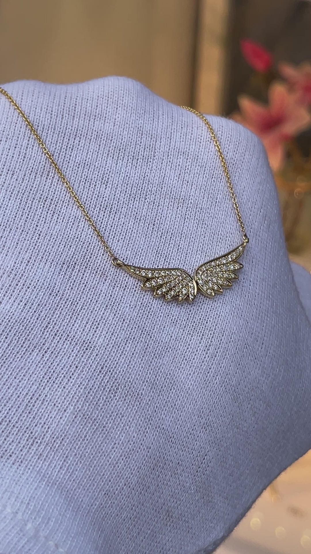 Diamant Anhänger "Heavenly Wings"