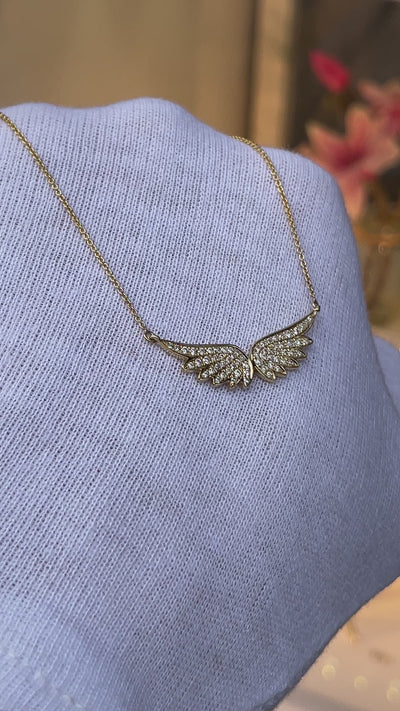 Diamant Anhänger "Heavenly Wings"